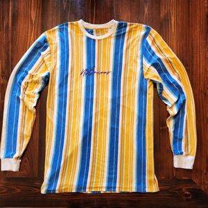 Vox Populi long-sleeve striped "Notorious" shirt